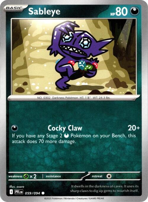 Sableye 059/094 Phantasmal Flames