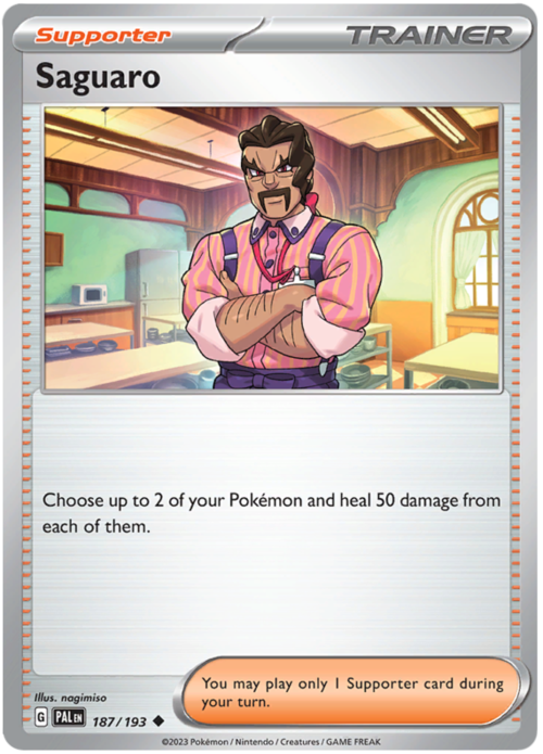 Saguaro 187/193 Paldea Evolved