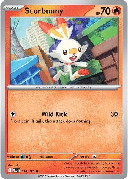 Scorbunny 026/132 Mega Evolution