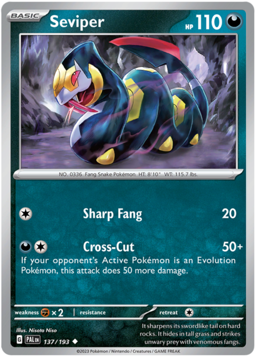 Seviper 137/193 Paldea Evolved