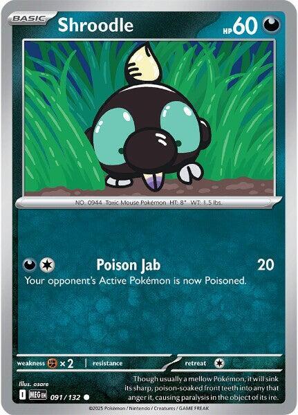 Shroodle 091/132 Mega Evolution