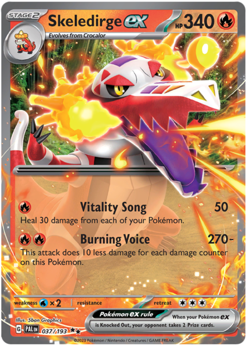 Skeledirge ex 037/193 Paldea Evolved