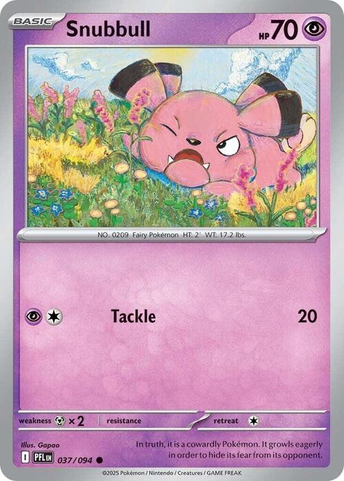 Snubbull 037/094 Phantasmal Flames
