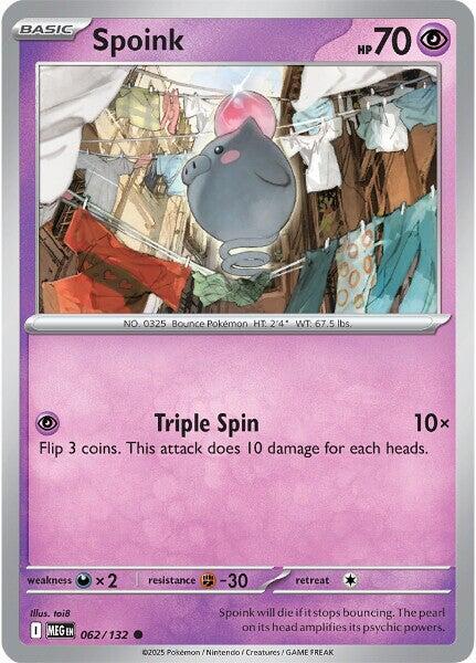 Spoink 062/132 Mega Evolution