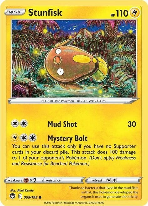 Stunfisk 055/195 Silver Tempest
