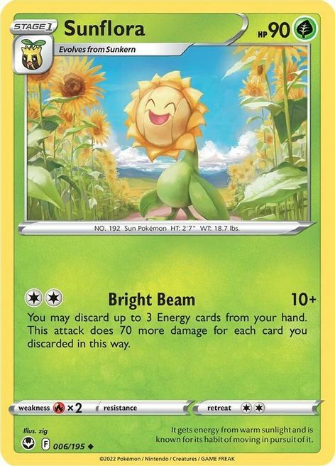 Sunflora 006/195 Silver Tempest