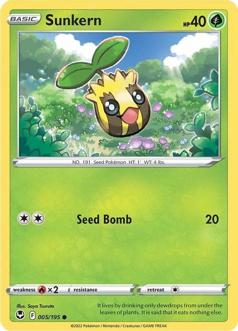 Sunkern 005/195 Silver Tempest