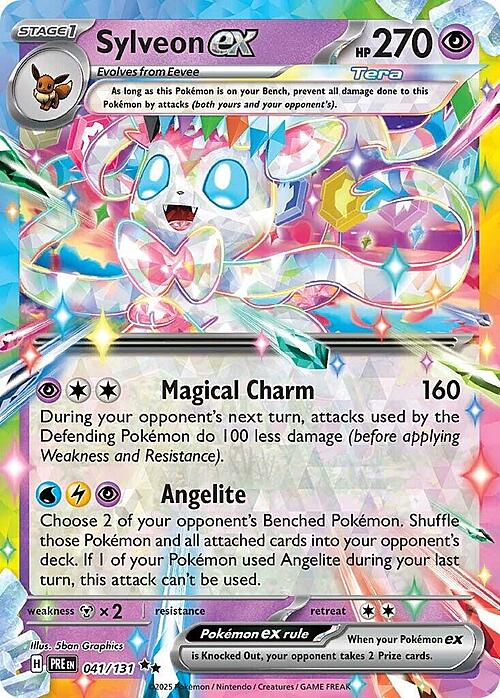 Sylveon ex 041/131 Prismatic Evolutions