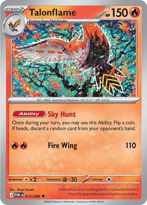 Talonflame 014/088 Perfect Order