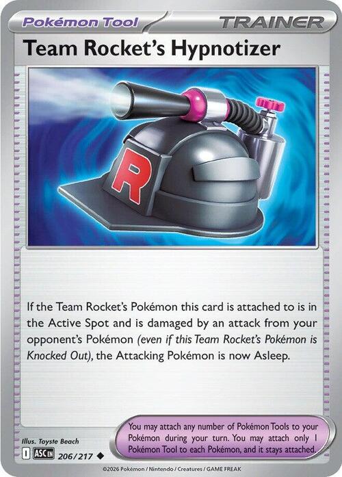 Team Rocket's Hypnotizer 206/217 Ascended Heroes