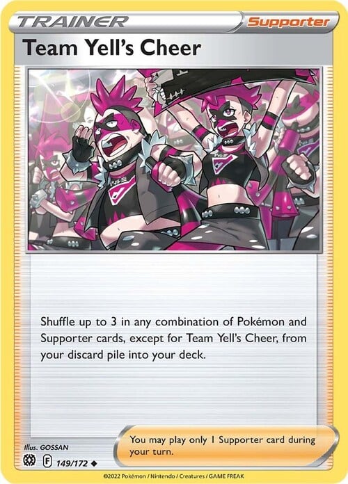 Team Yell's Cheer 149/172 Brilliant Stars