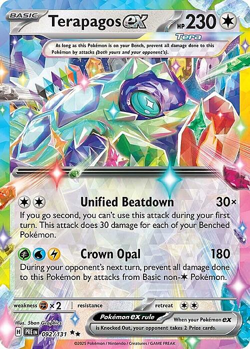 Terapagos ex 092/131 Prismatic Evolutions