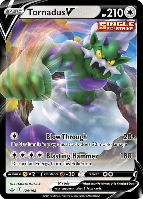 Tornadus V 124/198 Chilling Reign
