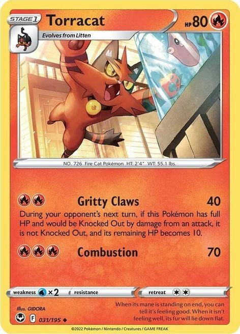 Torracat 031/195 Silver Tempest