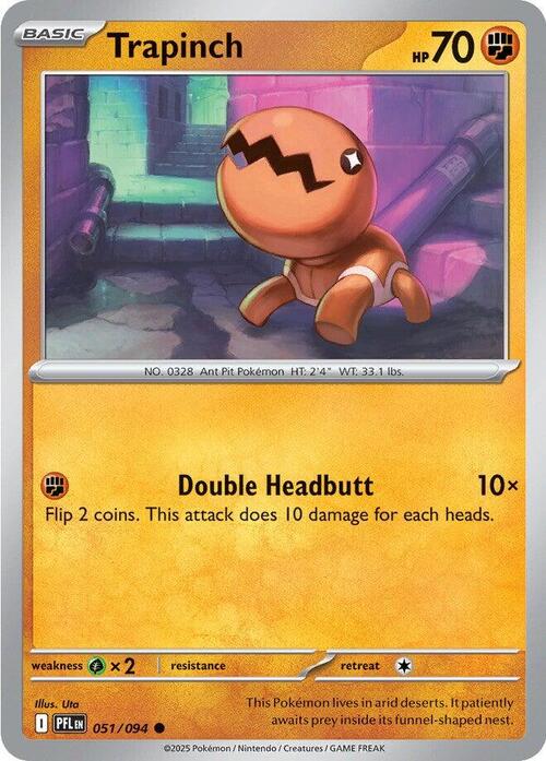 Trapinch 051/094 Phantasmal Flames