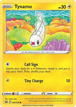 Tynamo 059/196 Lost Origin