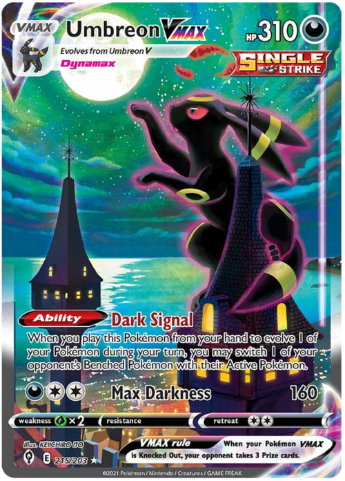 Umbreon VMAX 215/203 Evolving Skies