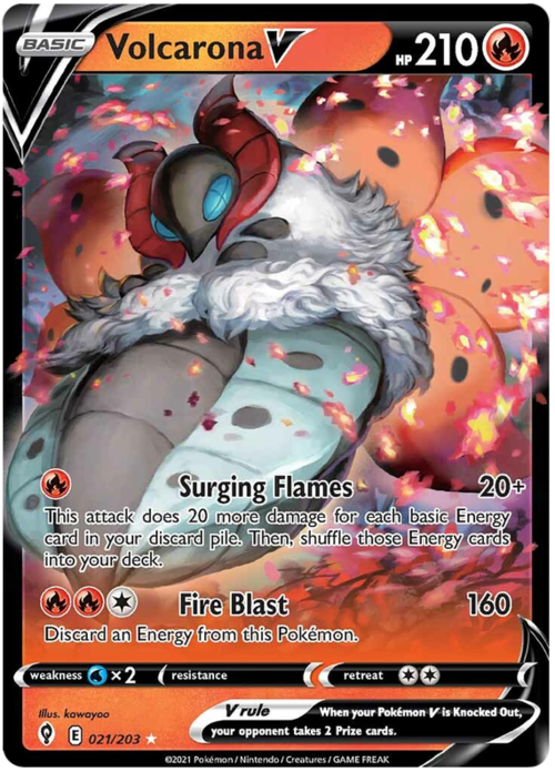Volcarona V 021/203 Evolving Skies