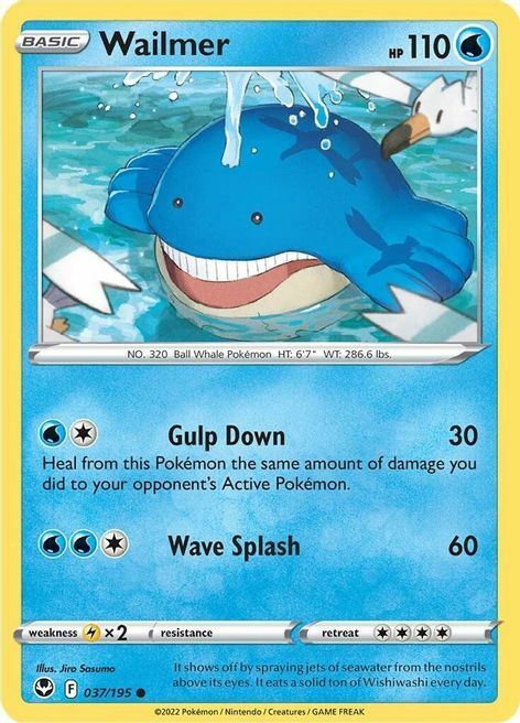 Wailmer 037/195 Silver Tempest