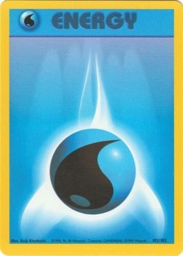 Water Energy 102/102 Base Set
