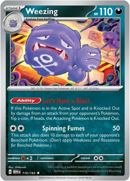 Weezing 110/165 151
