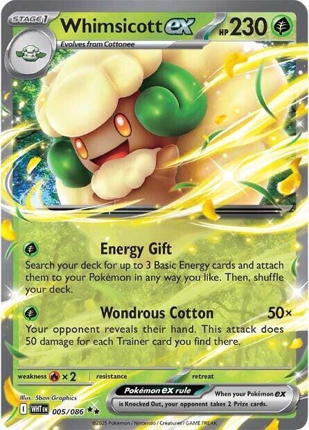 Whimsicott ex 005/086 White Flare