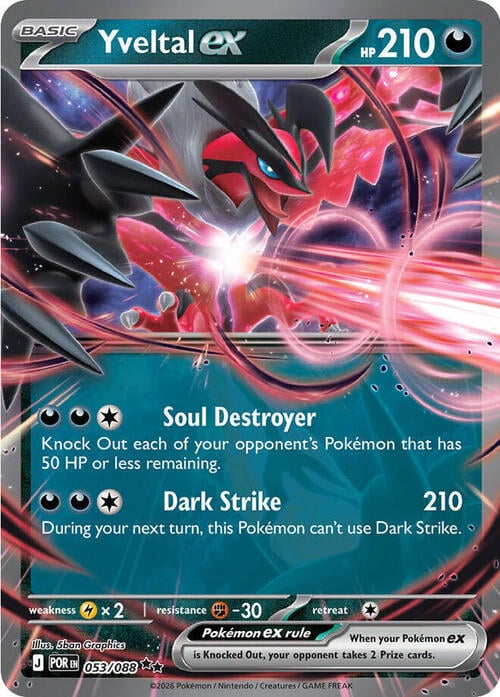 Yveltal ex 053/088 Perfect Order