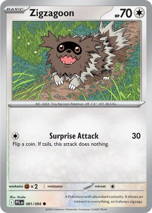 Zigzagoon 081/094 Phantasmal Flames